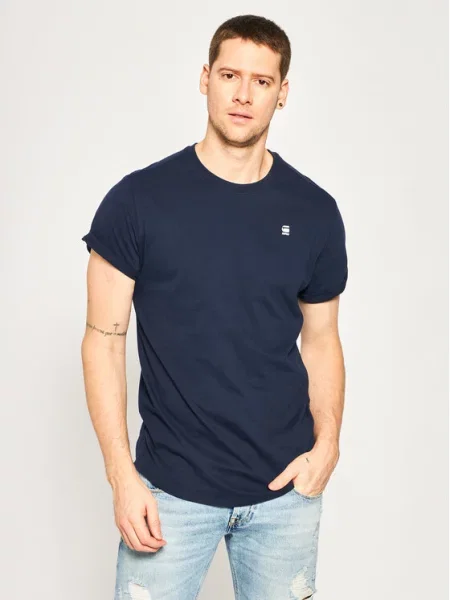 T-Shirt G-Star Raw μπλε