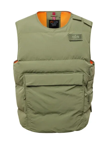 ALPHA INDUSTRIES Vestă Protector deschis verde