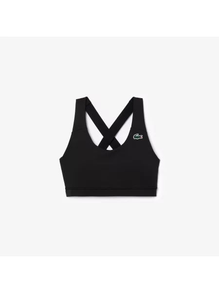 Lacoste Biustonosz Sportowy czarny