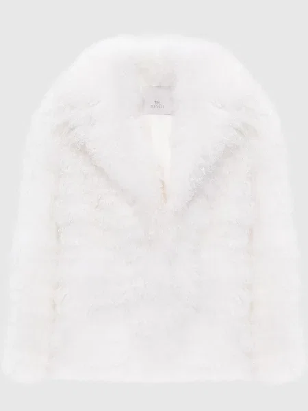 Шуба з овчини Rindi біла