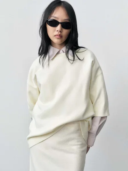 Джемпер MANGO білий