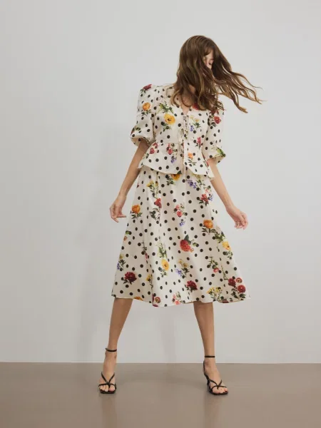 Юбка Reserved с принтом