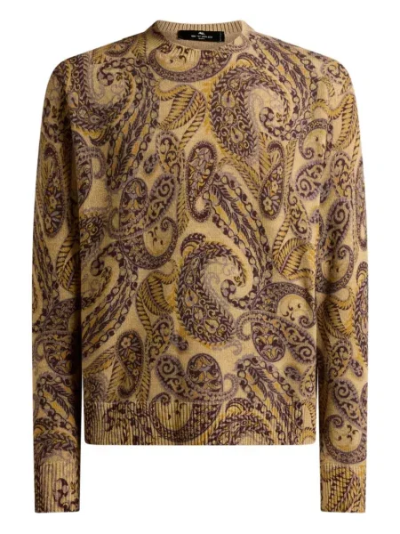 Pulover Etro de lână cu imagine cu model paisley