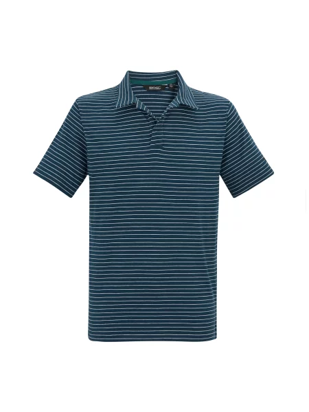 Koszulka Polo Hadvo Stripe biała