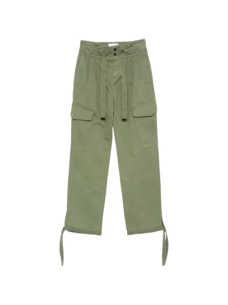 Pantaloni cargo Pinko cu legături verde
