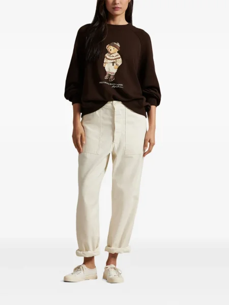 Șapcă Polo Ralph Lauren de mătase cu broderie cu dungi negru