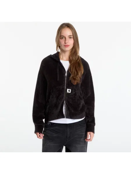 Sweatshirt Carhartt WIP W Maine Active Sweater Jacket Black XS negru