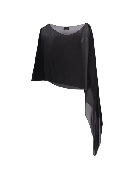Fular Antonelli asimetric negru