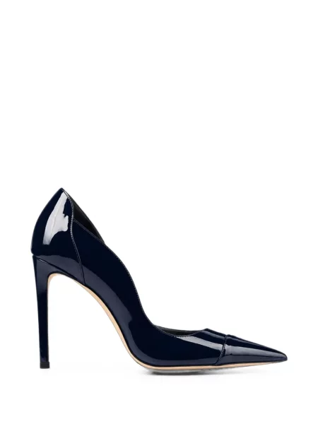 Pantofi cu toc Jimmy Choo din piele de lac albastru