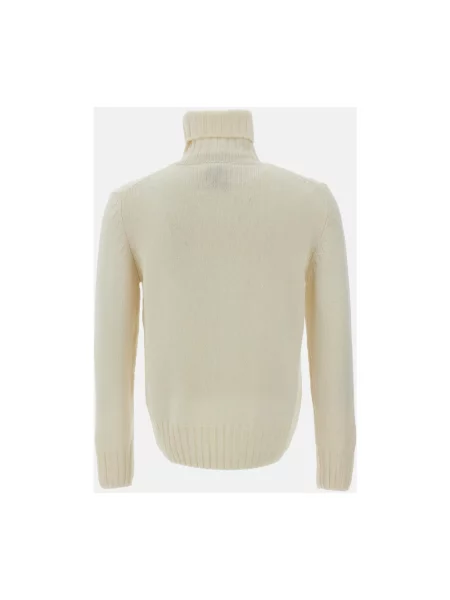Sweter z golfem Customer Lovers biały