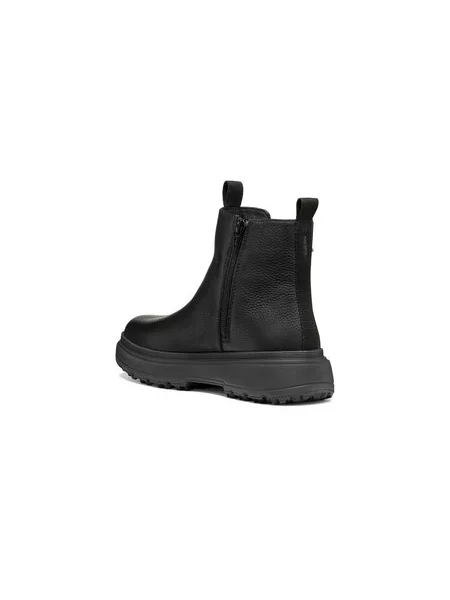 Kotníková obuv s elastickým prvkem Geox D Lamidie + Grip Abx 46 černá