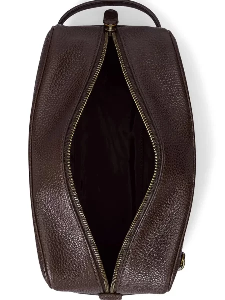 Кожаная косметичка Polo Ralph Lauren