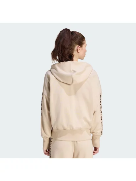 ADIDAS SPORTSWEAR Sportovní mikina Seasonal Essentials režná / čokoládová / mokka
