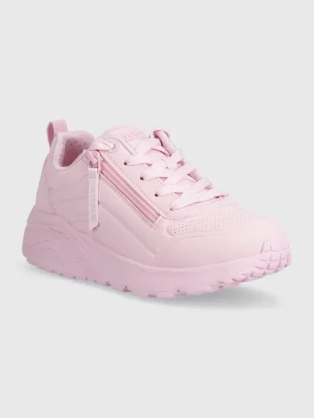 Skechers sneakers pentru copii UNO LITE EASY ZIP roz