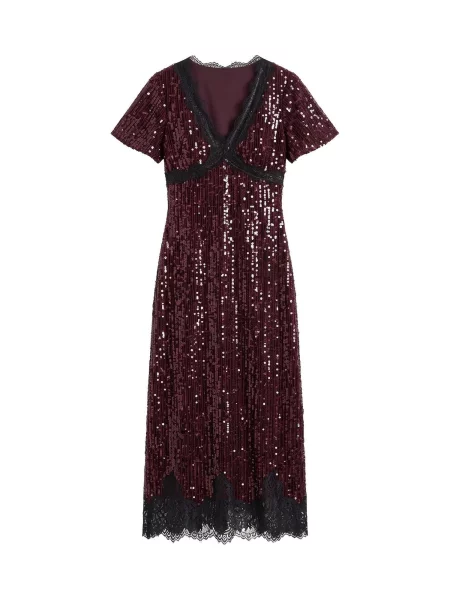 Friends Like These Rochie de seară roșu vin negru