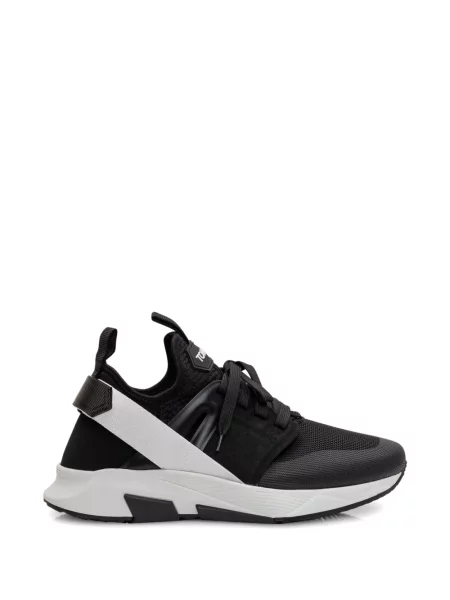 Sneakerși Tom Ford din piele negru