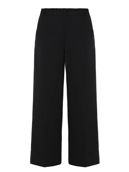 TATUUM Nohavice s pukmi Luzo' čierna