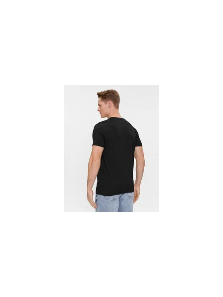 Guess Póló Caleb Slim Fit fekete