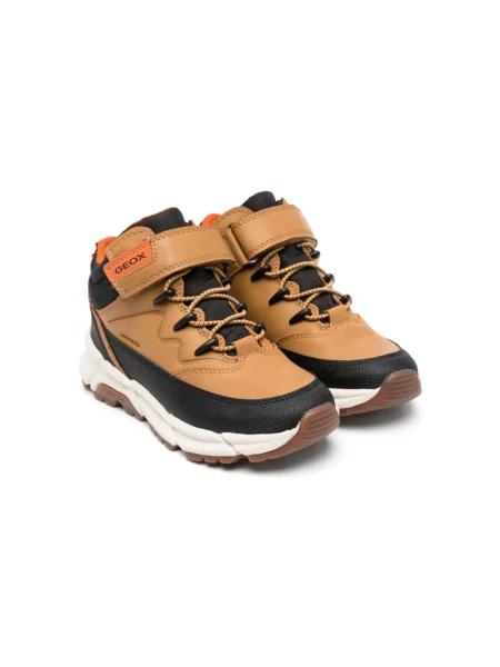 Buty do kostki dziecięce Geox brązowe