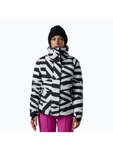 Geacă de schi pentru femei Rossignol Snowblaze Down resort bold lines black negru