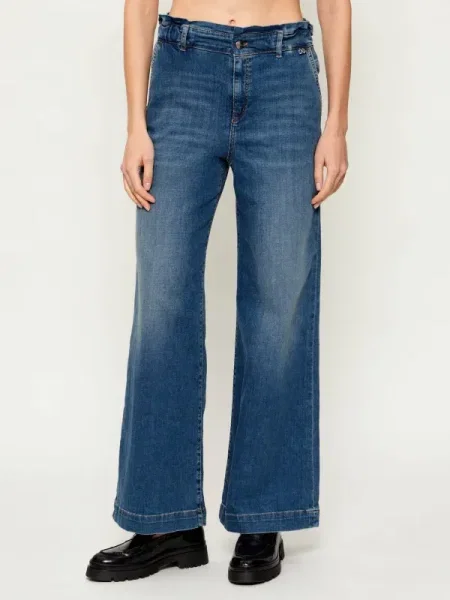 Marc Cain Blugi WAUKE | Relaxed fit | high waist albastru