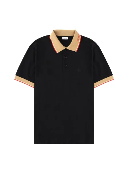 Koszulka polo Burberry czarna