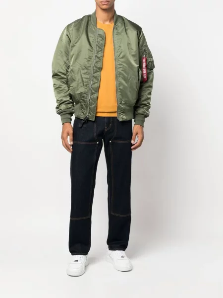 Bomber striukė Alpha Industries grįžtamasis žalia