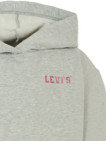 Bluza z kapturem dziecięca Levi's szara