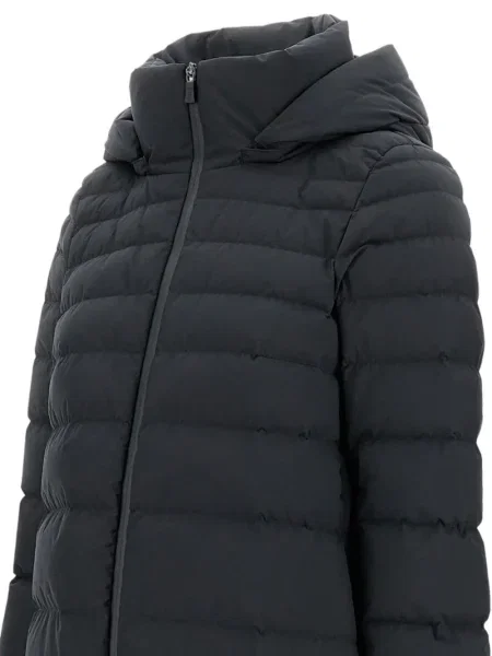 Palton Herno cu glugă negru