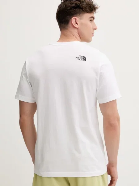 T-shirt The North Face Evolution Box Half Dome Regular Short Sleeve Tee TNF White L biała