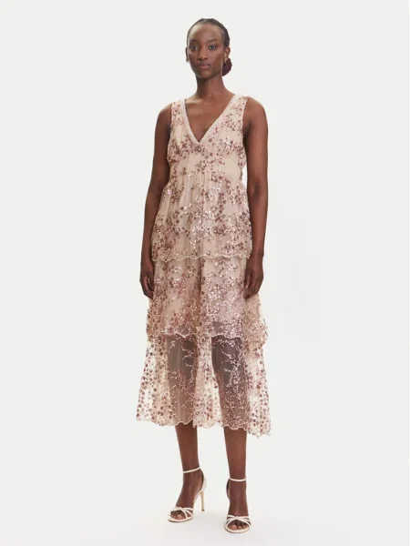 Dixie Rochie cocktail bej