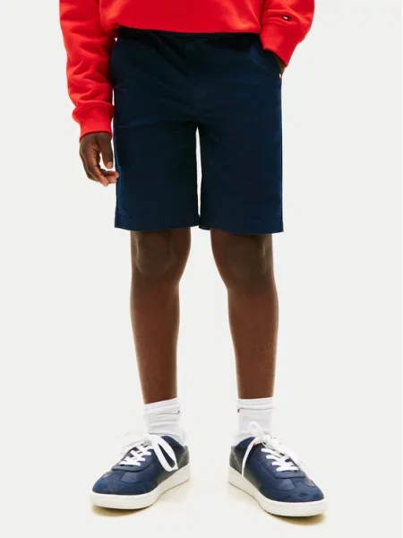Tommy Hilfiger Szövet rövidnadrág Essential Sötétkék
