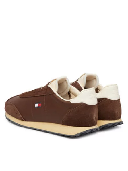 Tommy Jeans Superge Tjm Retro Runner Archive Mix Mat rjava