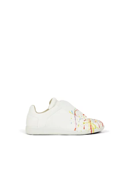 Sneakersy Maison Margiela skórzane białe