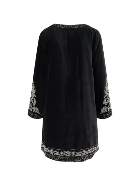 Rochie mini Scarlett Poppies de catifea negru
