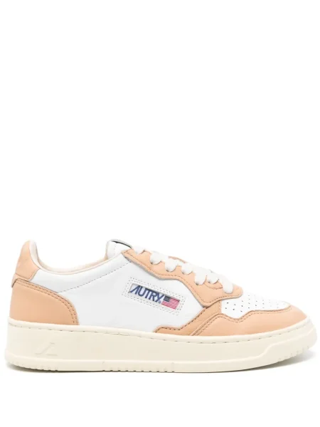 Sneakerși Autry din piele maro