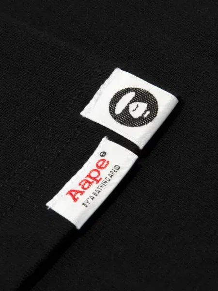 Tricou grafic Aape By A Bathing Ape cu imagine negru