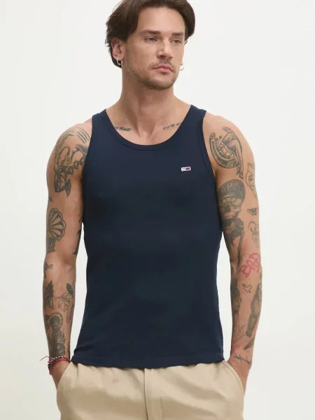 Тениска Tommy Jeans 2 броя тъмносиньо