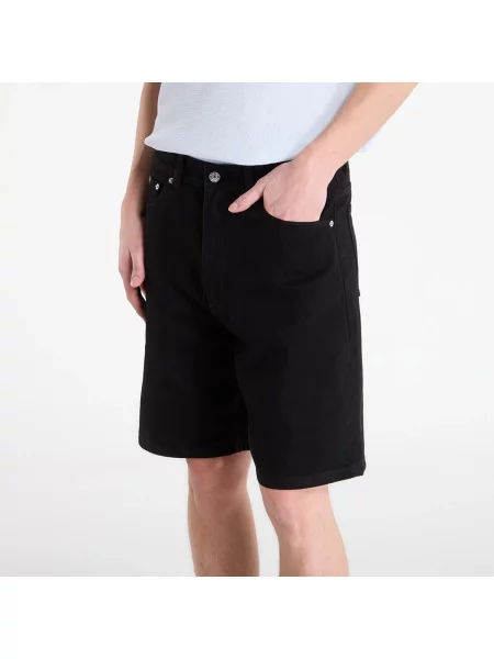 Klasické krátky džínsové šortky Calvin Klein Jeans čierna