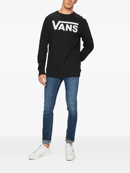 Długa bluza Vans z logo czarna