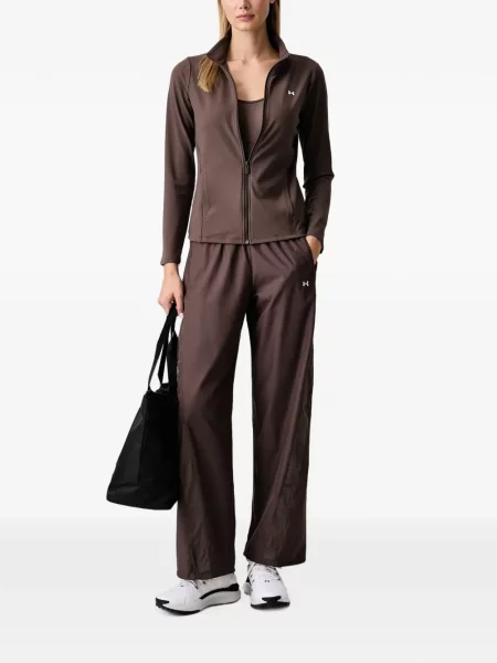 Pantaloni Under Armour cu imagine alergare maro