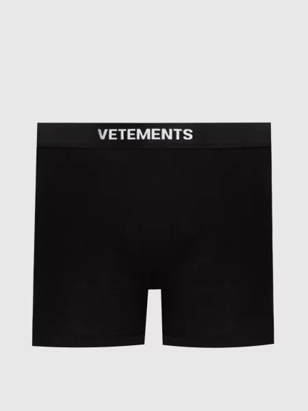 Труси-боксери з логотипом Vetements чорні