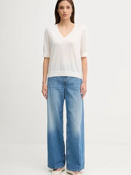 Вовняний светр Joop! легкий бежевий