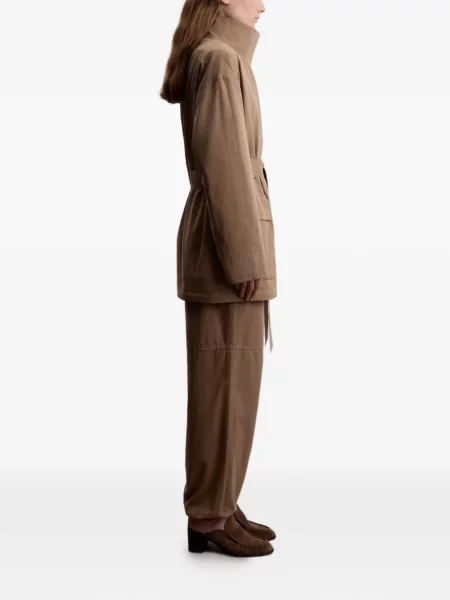 Pantaloni 12 Storeez alergare cu cordon maro