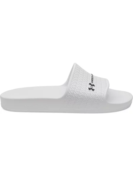 Șlapi Under Armour alb