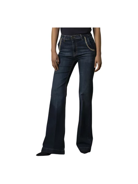 Jeansy Kocca z kamieniami niebieskie