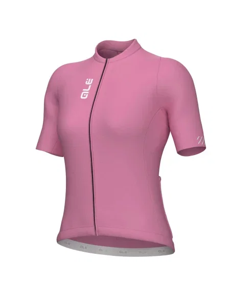 Koszulka rowerowa Alé Cycling Solid Color Block różowa