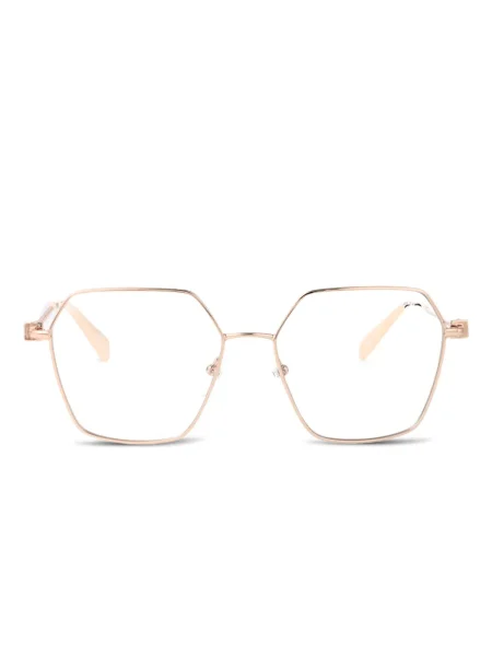 Ochelari de soare Liu Jo cu imprimeu geometric auriu