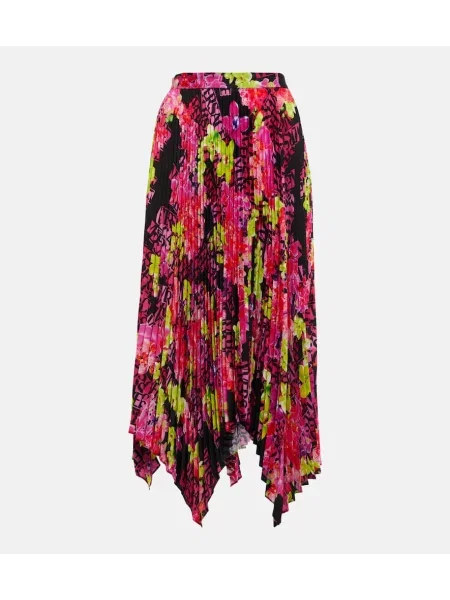 Plisirano krilo Versace z avtogramom