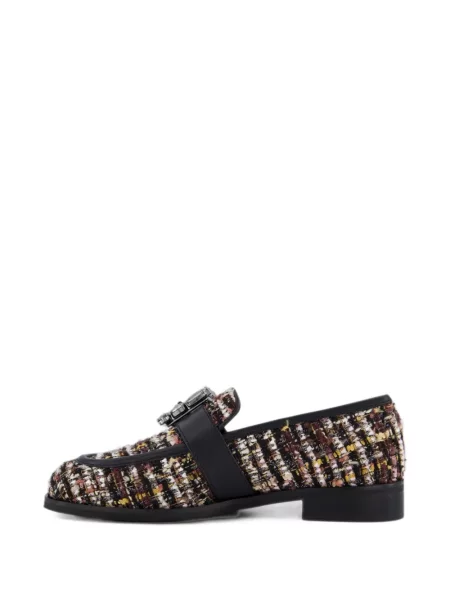 Loafers Gibaldi tweed μαύρο